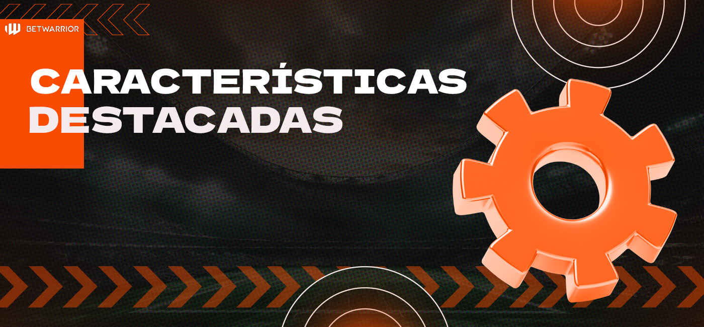 Principales características de la aplicación móvil de Betwarrior