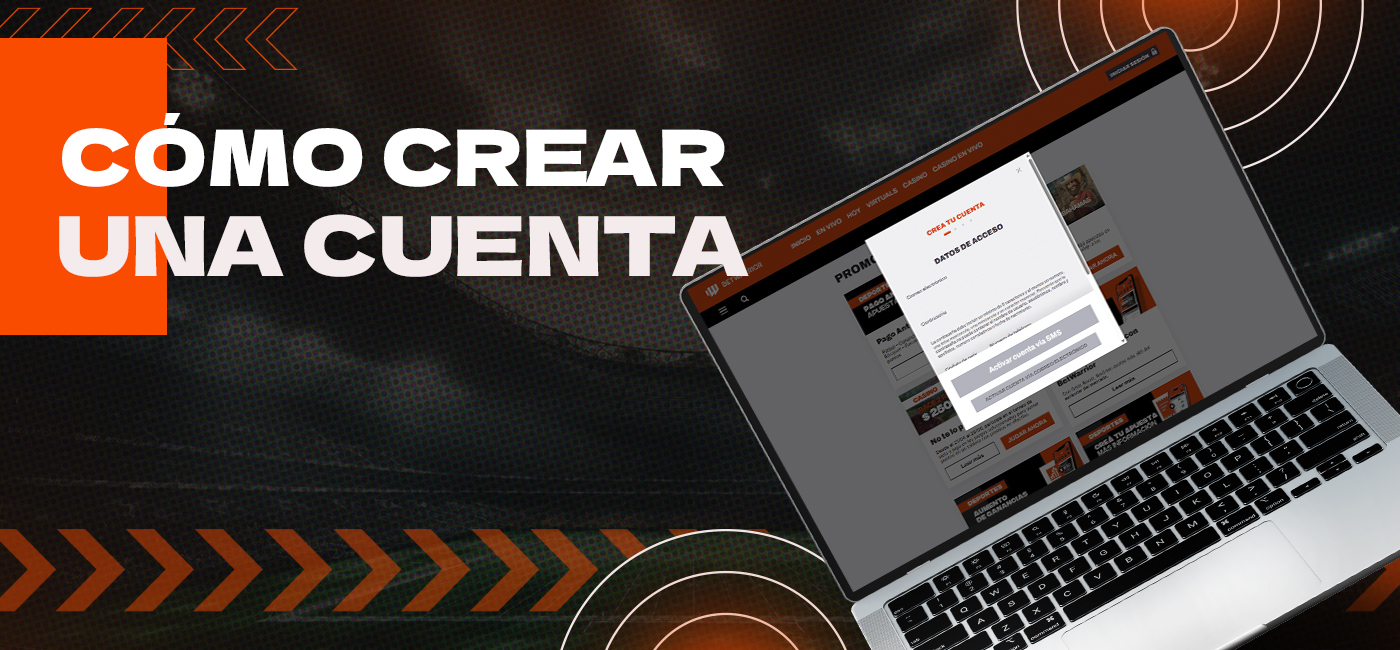 Instrucciones para crear una nueva cuenta en Betwarrior 2025