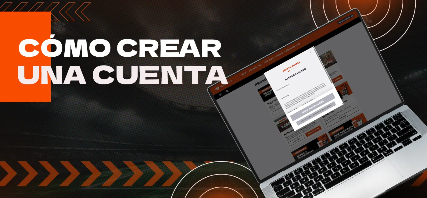 Instrucciones para crear una nueva cuenta en Betwarrior 2025