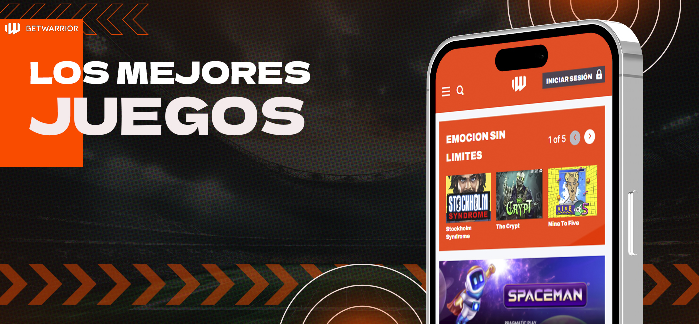 Juegos de casino disponibles en Betwarrior Argentina