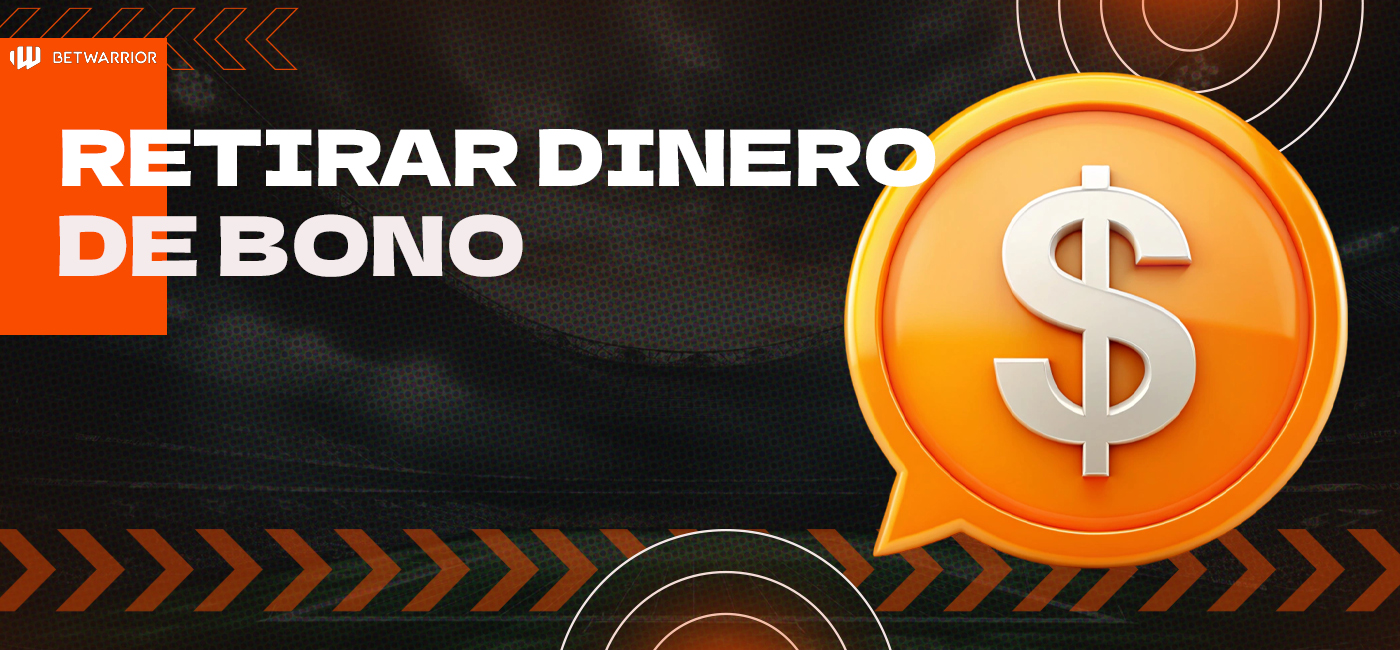 Retirar fondos de bonificación de la cuenta de Betwarrior