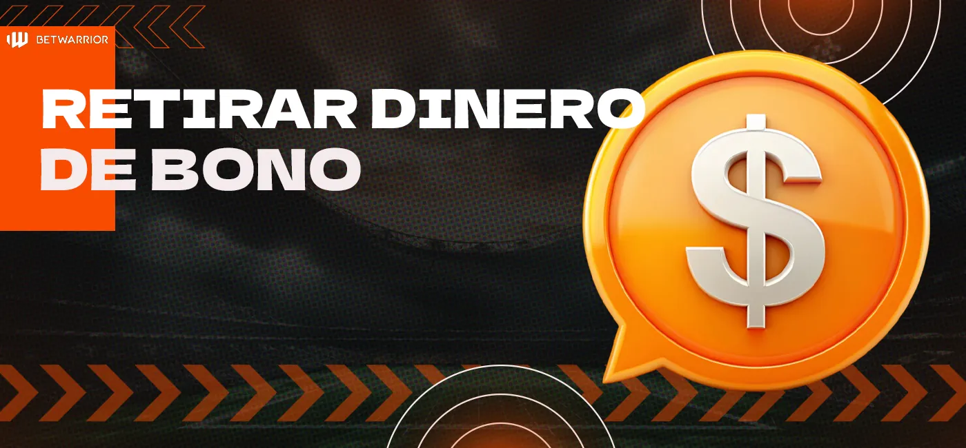 Retirar fondos de bonificación de la cuenta de Betwarrior
