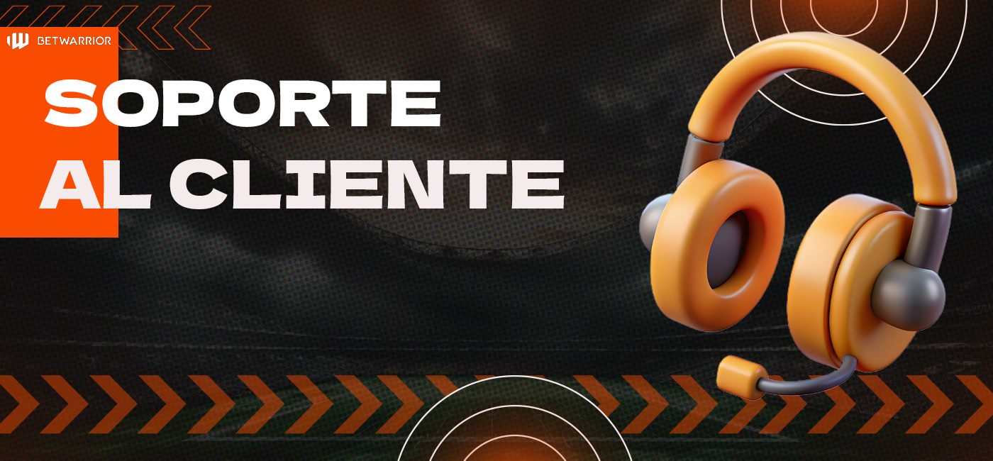 Servicio de soporte para usuarios de la app Betwarrior de Argentina