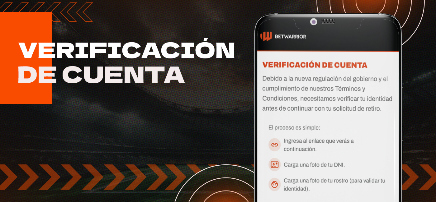 Verificación de identidad para los usuarios de Betwarrior
